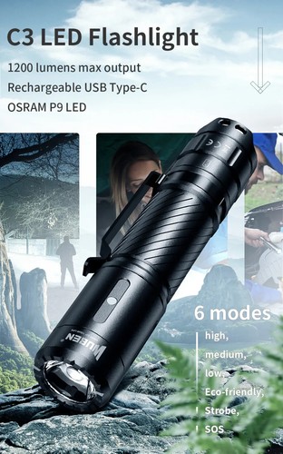 Torcia led potente 1200 - , lumen
