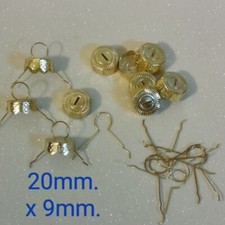 50 pezzi ganci per palline di Natale 20mm. cappucci  per palle Natale  gancetti