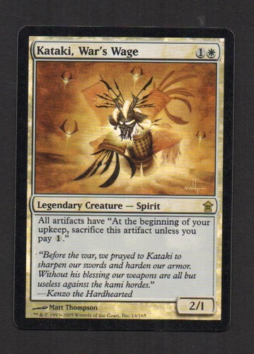 Mtg foil kataki frutto della - kataki,,