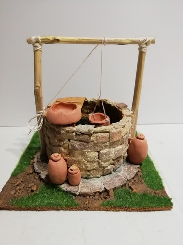 Pozzo per presepe artigianale - pozzo,