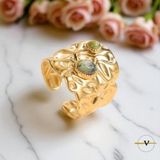 ANELLO DONNA A FASCIA PIETRE