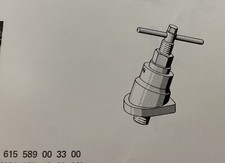 MERCEDES W116/123/126/460 OM616/617 ESTRATTORE PER PRECAMERE OEM W615589003300