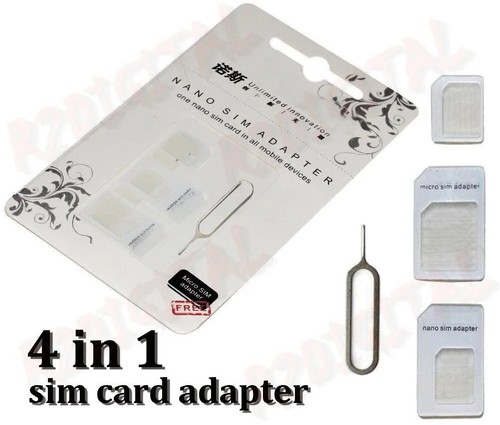 Adattatori sim card 4in1 ip5 - adattatori,