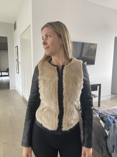 Zara leather jacket - zara,