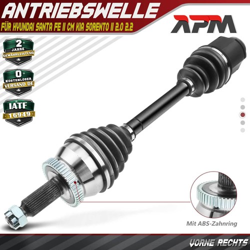 Semiasse anteriore destro - anteriore, con