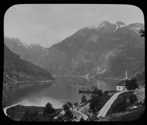 Antique magic lantern slide - antique,