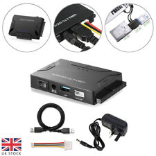 Convertitore USB 3.0 a IDE&SATA adattatore disco rigido esterno kit cavo 2,5" 3,5" UK