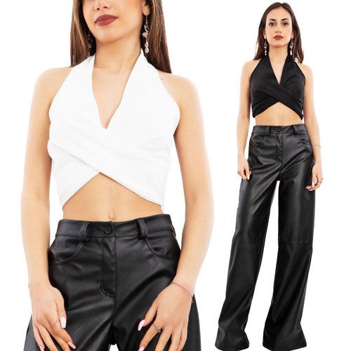 Crop top donna - , scollato