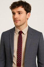 Granata Rosso Maglia Uomo