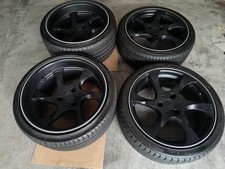 Set Cerchi Smart Roadster Lorinser 17" Felgen Neri Black 17 Pollici Inch