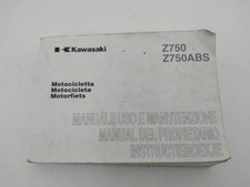 libretto uso manutenzione manuale KAWASAKI Z 750 ABS 99976-1474 IT ES NL