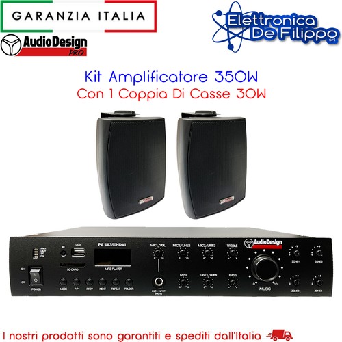 Kit amplificatore 350w con - 350w,