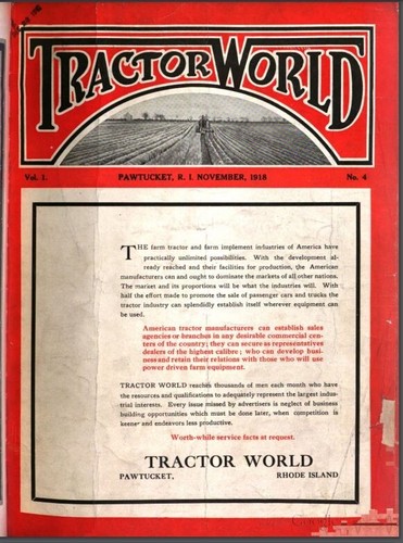 Tractor world magazine - world,