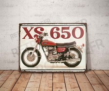Plaque métal vintage Yamaha