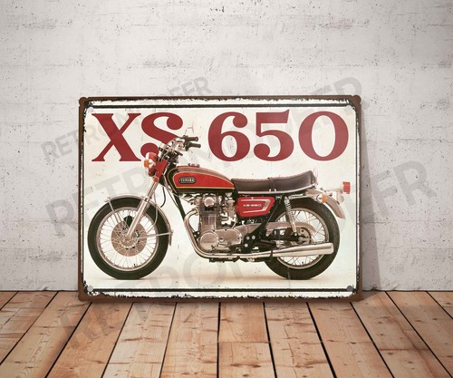 Plaque métal vintage - , yamaha