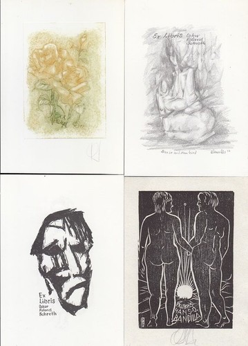 Exlibris bookplate oskar - 4,