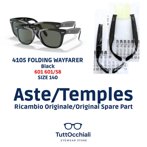 Aste ricambio ray ban - ricambio,