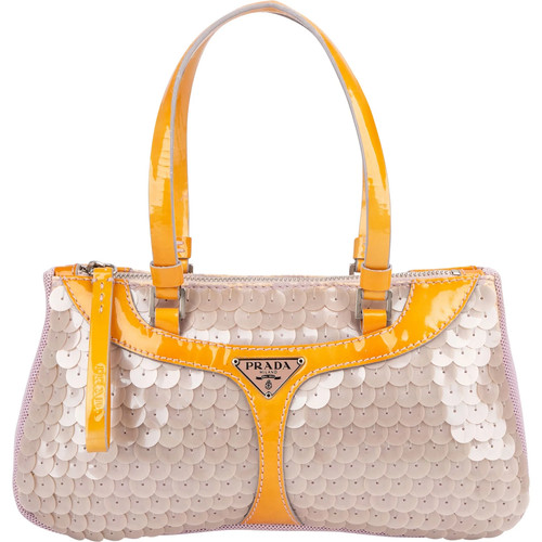 Prada multicolor sequin patent - multicolor,