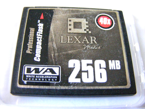 256mb compact flash card 40x - 256mb,
