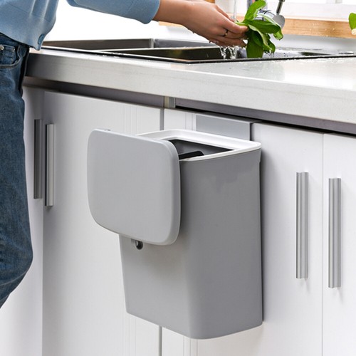 Secchio spazzatura porta da - porta, 9l