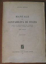 BENNATI Manuale di contabilita' di Stato 1963 Jovene VEDI REPARTO LIBRI DIRITTO