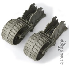 ALPUNAnautic Kunststoff Slipräder für Schlauchboote - Transporträder Heckräder