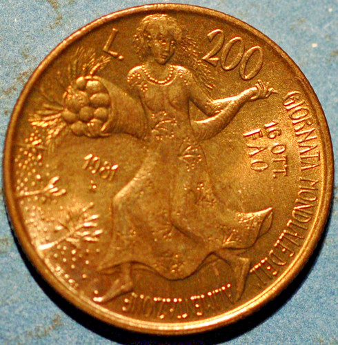 1981 italy 200 lire - 1981, world