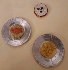 Piatti Cibo Miniature Bambole