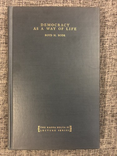 Democracy way of life - of,