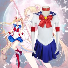 Costume marinaio anime cosplay adulto/bambino parrucca luna tsukino Usagi Meiou setsuna dress
