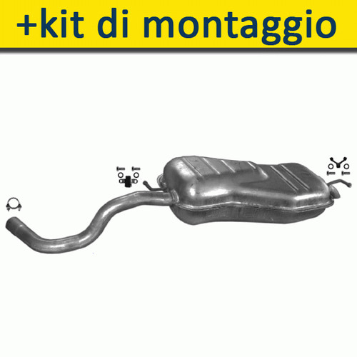 Silenziatore marmitta - silenziatore,
