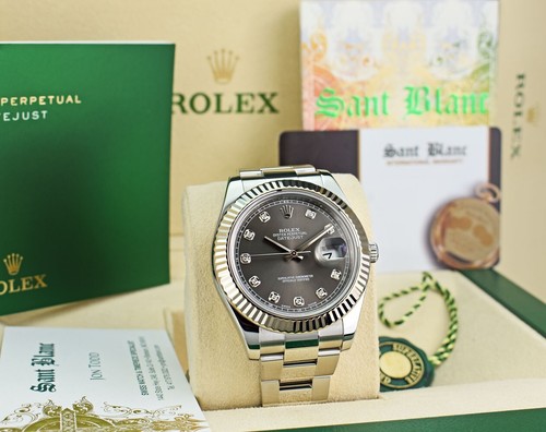 Rolex uomo 41mm oro bianco - rolex,