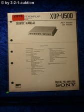 Sony Service Manual XDP U50D