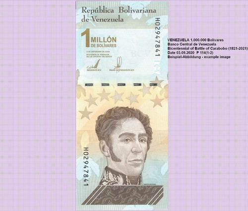 Venezuela milione bolivares - venezuela, 1