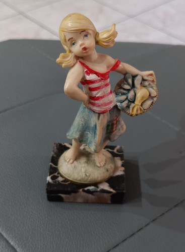 Statuina vintage resina - statuina, in