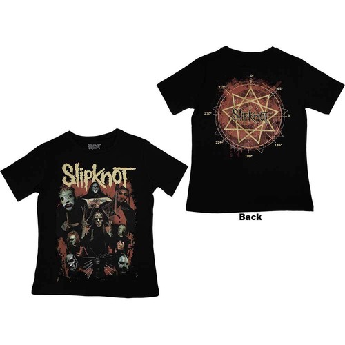 Shirt nera slipknot - t-shirt,