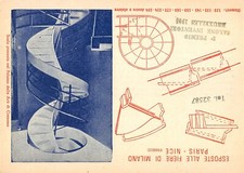 5358) CARTONCINO, VENTIMIGLIA (IMPERIA) SCALA CHIOCCIOLA "SALVADOR"