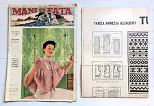 MANI DI FATA n. 9  1953 SPECIALE AD UNCINETTO+TUTTO CON LA LANA n. 5  NO INSERTO