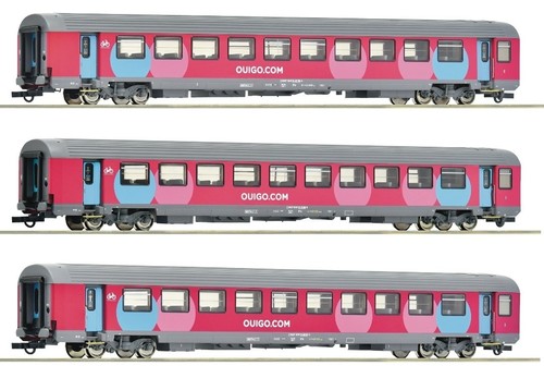 Roco sncf corail coach set - sncf,