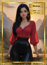 Mulan - Sexy Waifu Card -