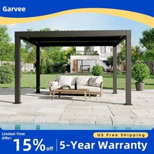 10x12 ft All-Aluminum Louvered