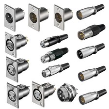 3 4 5 XLR pin connettore audio