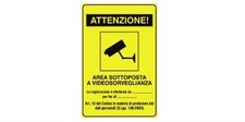 Cartello adesivo area - cartello,