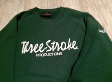 ISD - THREE STROKE - Felpa - Verde/logo bianco - Size: L - Eccellenti condizioni