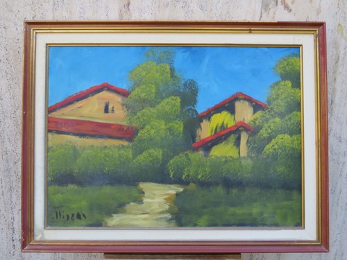 Vecchio quadro dipinto - vecchio,