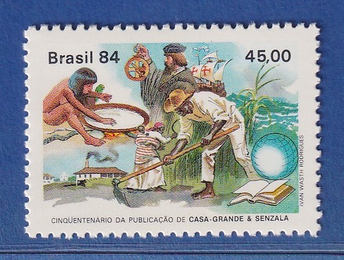 Brasile 1984 gilberto freyre - brasile,