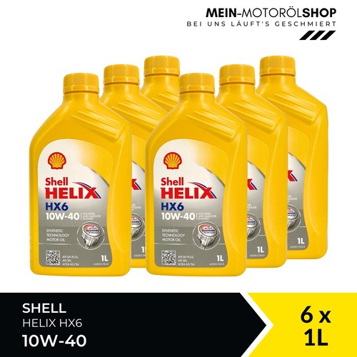 Olio motore shell helix hx6 - olio,