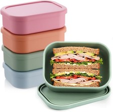 4 Pezzi Silicone Bento Box