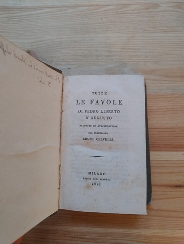 Tutte favole fedro - le, di