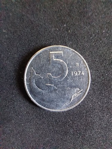 Moneta lire delfino anno - moneta,